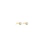 November Topaz Birthstone 18k Gold Vermeil Stud Earrings, thumbnail 1 of 3