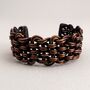 Wide Woven Copper Cuff Bracelet, thumbnail 3 of 7
