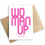 Woman Up Mother's Day Card. Eco Friendly, thumbnail 1 of 2