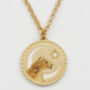 Gold Lioness Spirit Guide Pendant Necklace, thumbnail 3 of 8