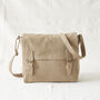 Fair Trade Unisex Canvas Satchel Vegan 100% Cotton, thumbnail 9 of 12