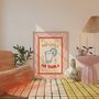 This Calls For Tequila Kitchen Print, thumbnail 3 of 3
