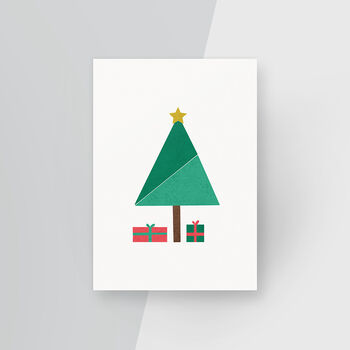 Personalised Illustrated Christmas Tree Print, 2 of 11