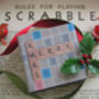 Personalised Handmade Vintage Scrabble Key Ring, thumbnail 4 of 4