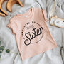 Promoted To Big Sister T Shirt, thumbnail 1 of 8