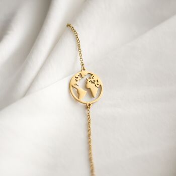 World Map Bracelet, 5 of 5