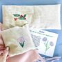 Personalised Birthday Flower Heat Up Hot Wheat Bag Gift, thumbnail 5 of 6
