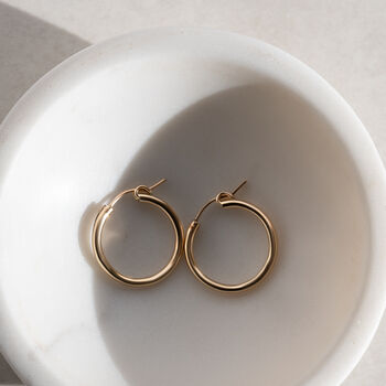 Everyday Gold Filled Hoop Earrings, 6 of 12