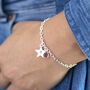 Personalised Star Charm Bracelet, thumbnail 1 of 7