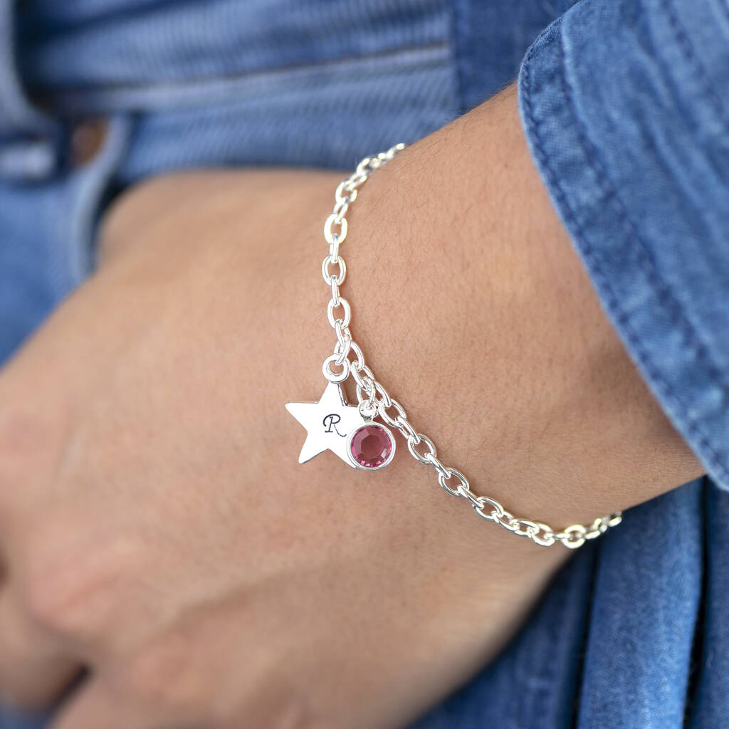 Personalised Star Charm Bracelet, 1 of 7