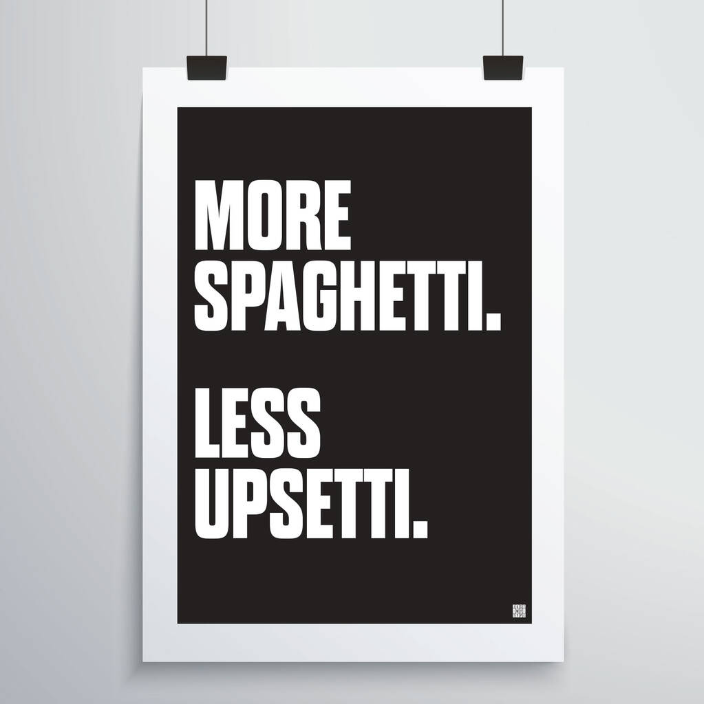 Spaghetti Print, 1 of 4