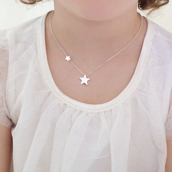 Sterling Silver My Lucky Star Personalised Necklace, 2 of 6