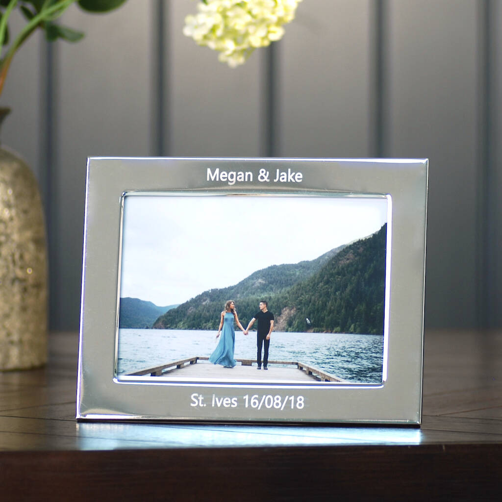 Personalised Silver Plated Photo Frame, 1 of 6