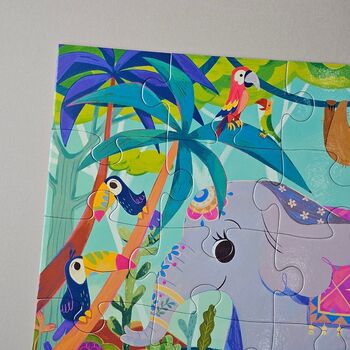 36pc Floor Jigsaw Puzzle In The Jungle, 3 of 6