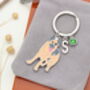 German Shepherd Personalised Keyring, Alsatian Dog Owner Gift, thumbnail 9 of 10