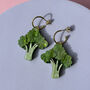 Broccoli Dangle Earrings, thumbnail 1 of 3