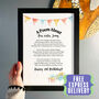 Personalised Poem Print Gift For Sister, thumbnail 2 of 4