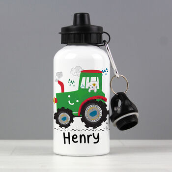 Personalised Tractor Kids Water Bottle, 4 of 4