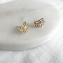 Lotus Flower Studs, thumbnail 2 of 5