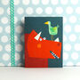 Mini Triceratops Dinosaur Card, thumbnail 4 of 5