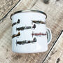 History Of Spitfires Enamel Mug, thumbnail 4 of 4