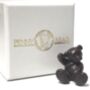 ‘Milo’ Solid Bronze Miniature Teddy Bear In Gift Box, thumbnail 4 of 5