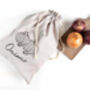 Onion Or Garlic Linen Storage Bag, thumbnail 2 of 3