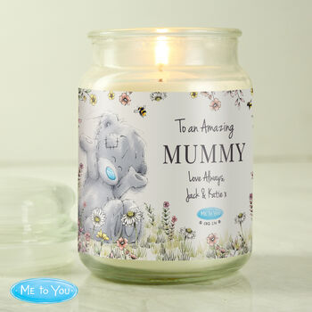 Me To You Floral Scented Candle Jar, 3 of 4