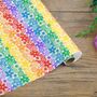 Pride Rainbow Gift Wrapping Paper Roll Or Folded, thumbnail 3 of 3