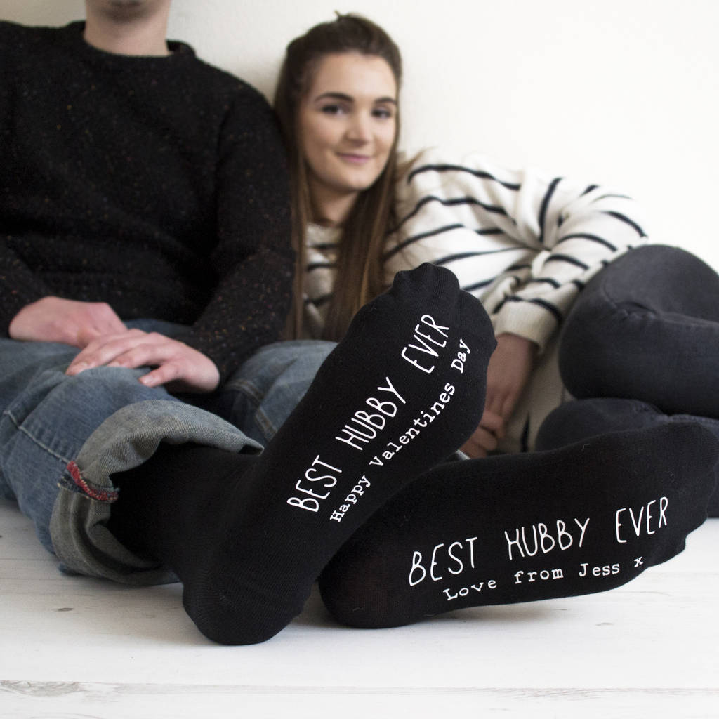 Best Husband Ever Personalised Socks, 1 of 3
