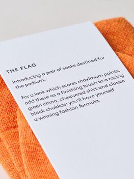 The Flag – Luxury Grand Prix Themed Socks, 8 of 9