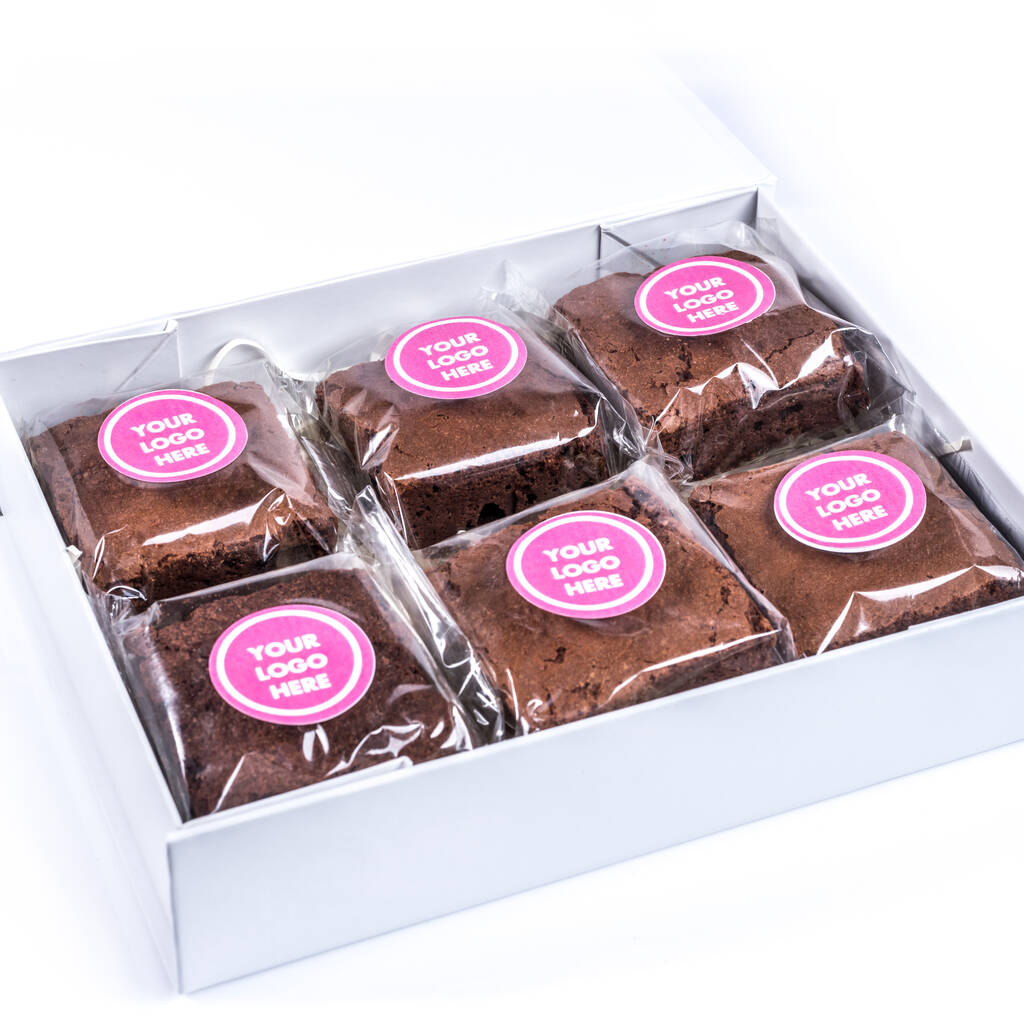 Chocolate Gluten Free Brownie Gift Box By Popkakery