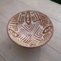 Artisan Made Moroccan Fruit/Salad Bowl Large, Brown, thumbnail 2 of 2