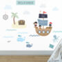 Pirates Fabric Wall Stickers, thumbnail 2 of 4