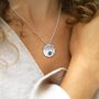 Sterling Silver Shimmering Gemstone Necklaces, thumbnail 1 of 9