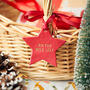 Nice List Circle Christmas Stocking Or Basket Tag, thumbnail 2 of 2