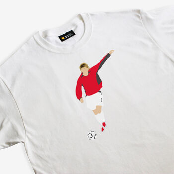 David Beckham Man United T Shirt, 4 of 4