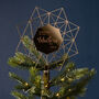 Personalised Geometric Star Christmas Tree Topper, thumbnail 2 of 3