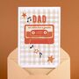 Cassette Tape Father's Day Or Birthday Card For Dad, thumbnail 1 of 2