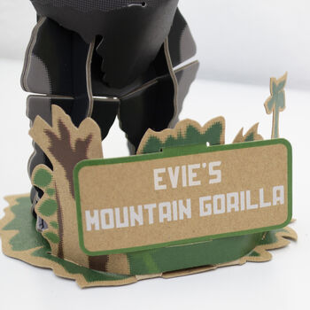 Build Your Own Personalised Mountain Gorilla, 2 of 10
