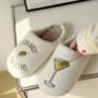 Extra Dirty Martini Embroidered Slippers, thumbnail 2 of 6