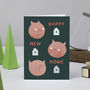 'Happy New Home' Three Pigs Card, thumbnail 1 of 3