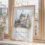 Belfast Travel Poster Of Northern Ireland, thumbnail 4 of 7