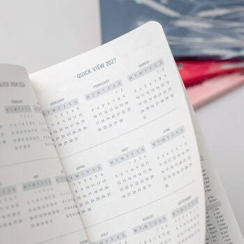 2026 Diary Matilda Myres Slim Weekly Notes Personalised, 8 of 11