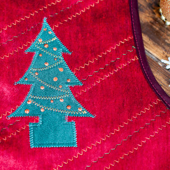Personalised Luxury Velvet Christmas Stocking, 9 of 10