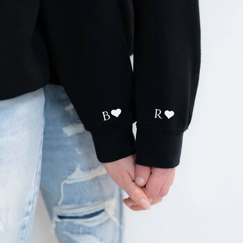 Embroidered Outline From Photo Unisex Hoodie, 2 of 12