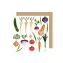 Vegetable Patch Greetings Card, thumbnail 1 of 2