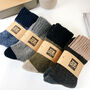 Extra Thick Men's Wool Socks: Warm Winter Boots Socks, thumbnail 2 of 9