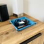 Personalised Sky Blue Leather Accessories Desk Tray, thumbnail 8 of 10