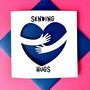 Sending Hugs Thinking Of You Card, thumbnail 2 of 4